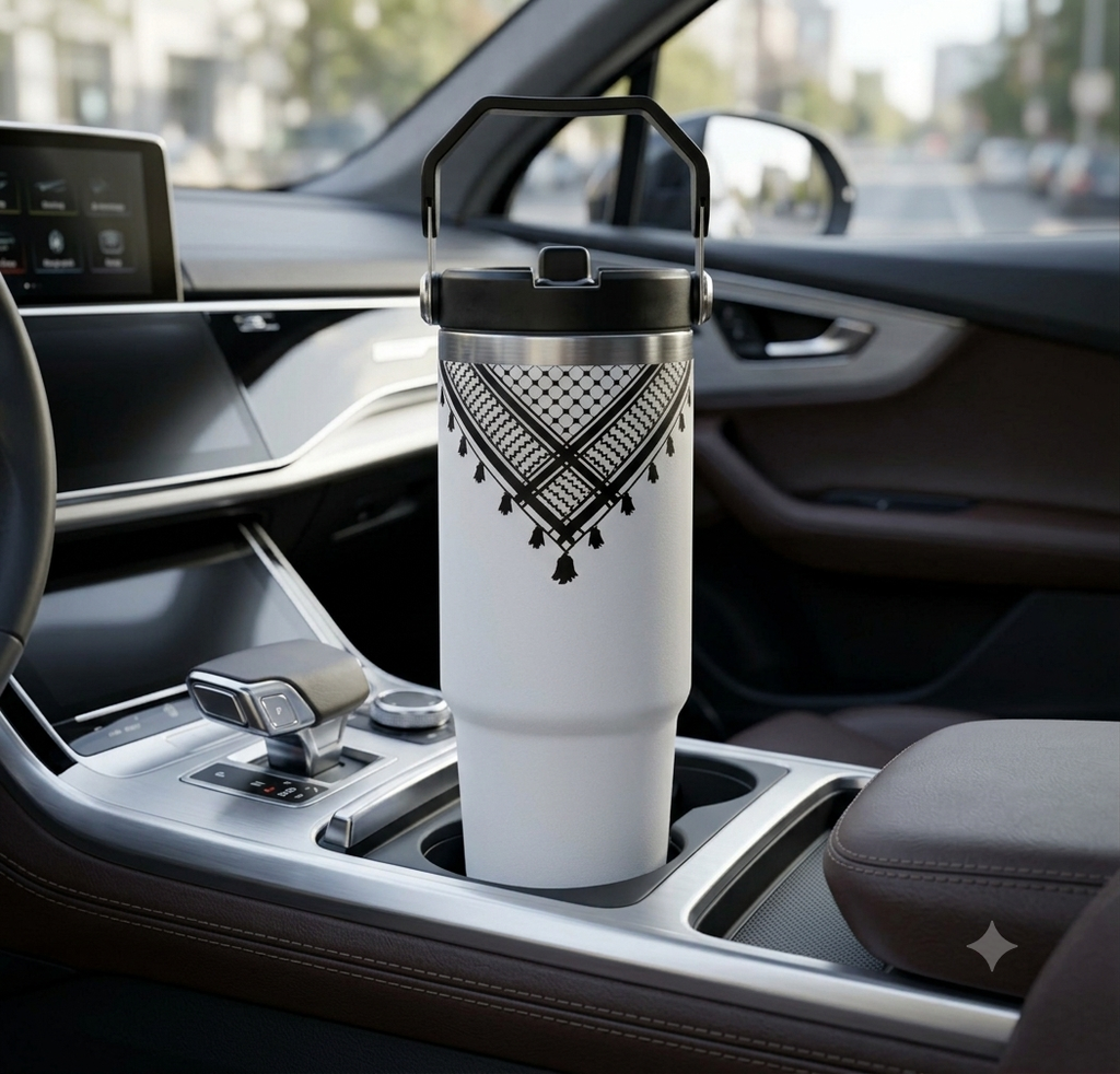 Keffiyeh-Inspired Stanley IceFlow Tumbler (40oz)