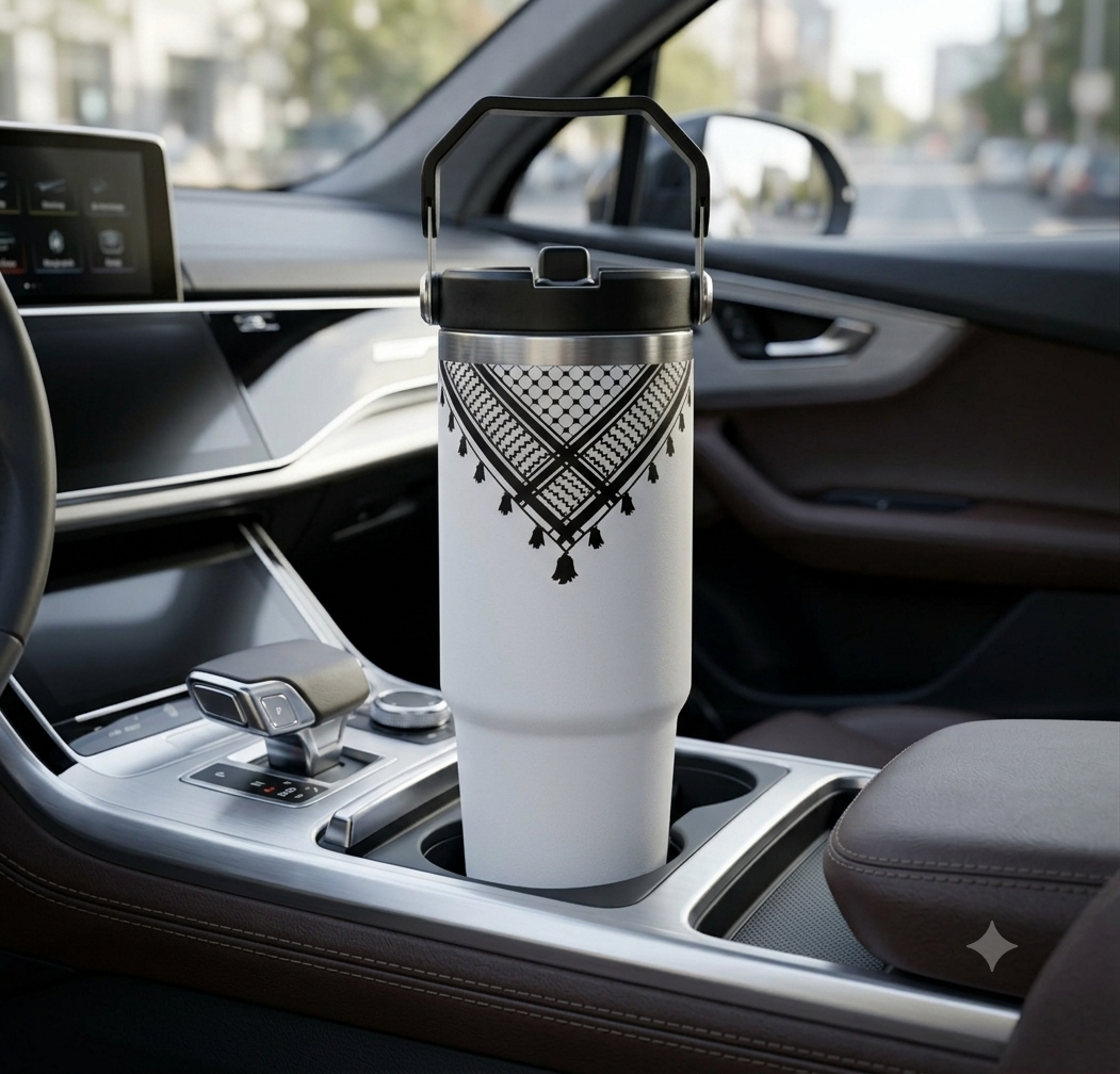 Keffiyeh-Inspired Stanley IceFlow Tumbler (40oz)