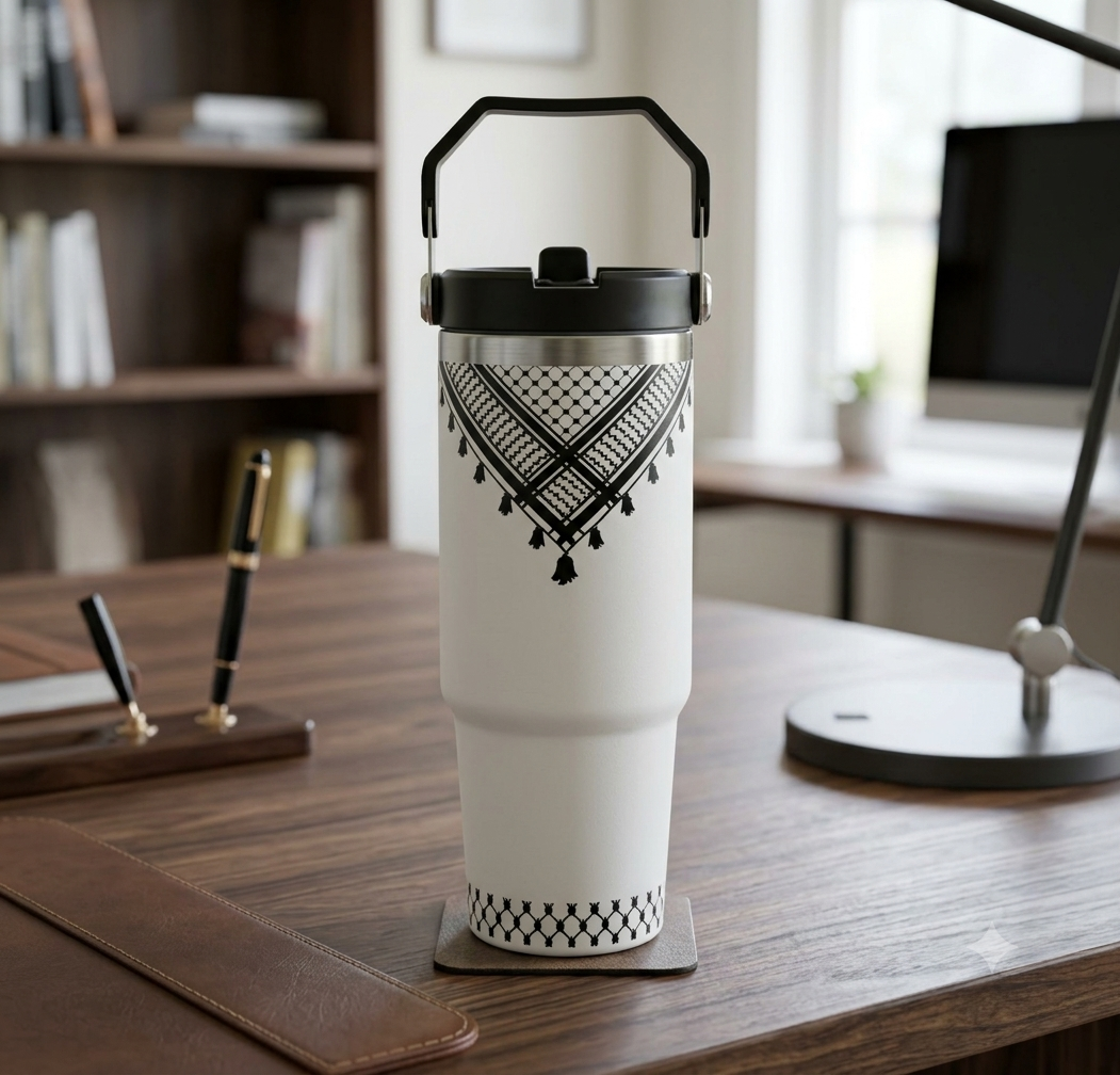 Keffiyeh-Inspired Stanley IceFlow Tumbler (40oz)