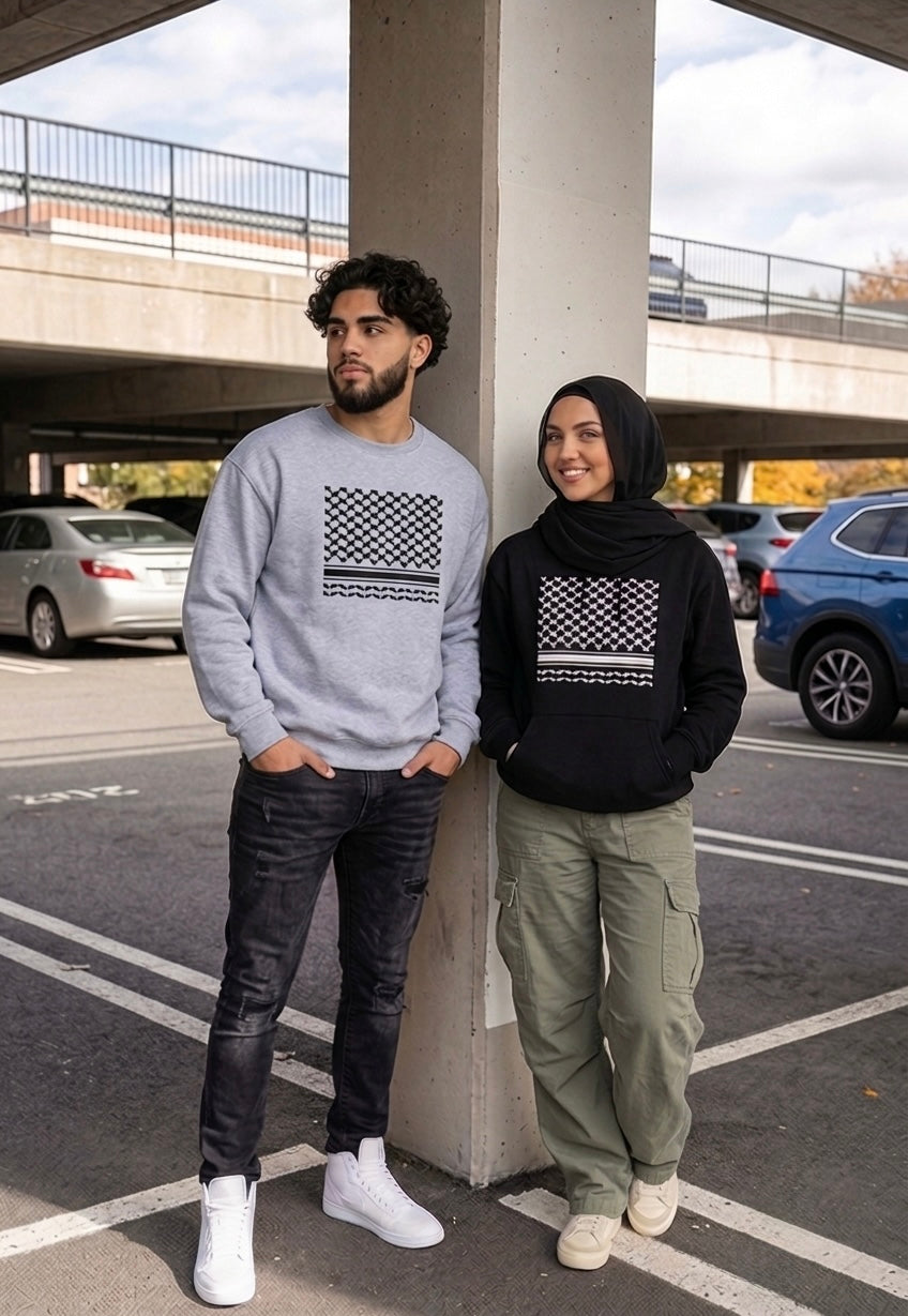 Keffiyeh Sweatshirts (Unisex)