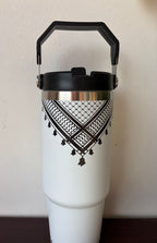Keffiyeh-Inspired Stanley IceFlow Tumbler (40oz)