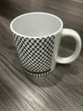 Red & White Keffiyeh Pattern Mug