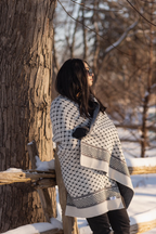 Premium Winter Keffiyeh - Traditional Palestinian Pattern