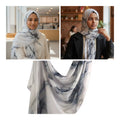 White Marble Hijab